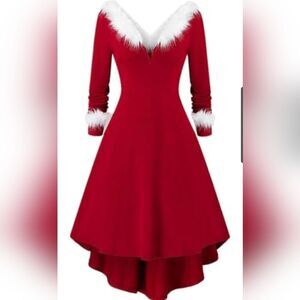 Christmas Costume- Mrs.Claus red dress size medium